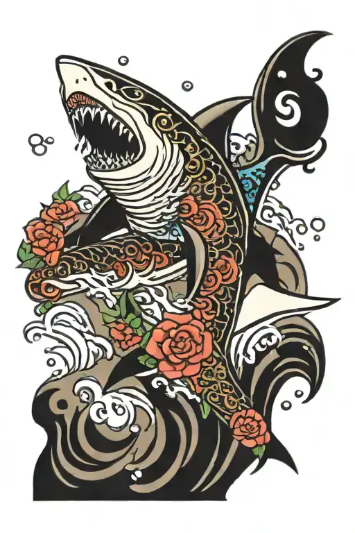 Shark Jing Jang Waterpolobal