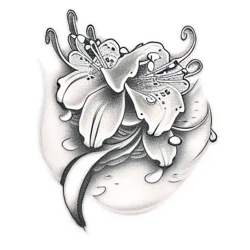 Harmonica With Lily Of The Valley