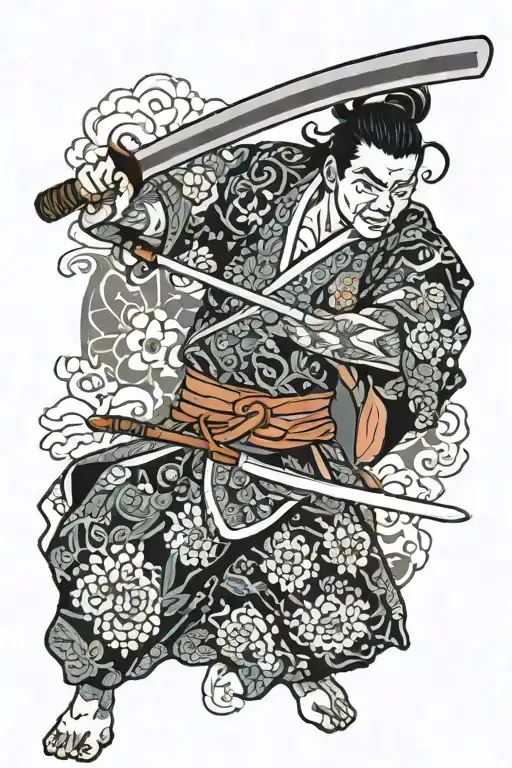 Kamado Tanjiro Swinging His Katana