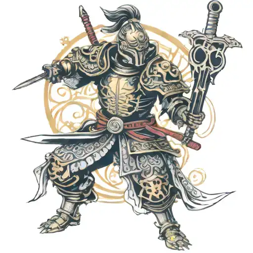 Cosmic Horror And A Knight With A Sword