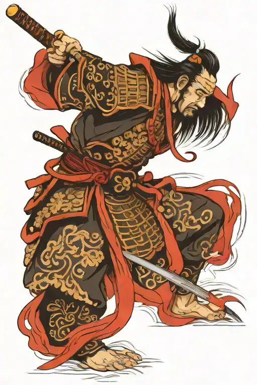 Japanese Samurai Warrior
