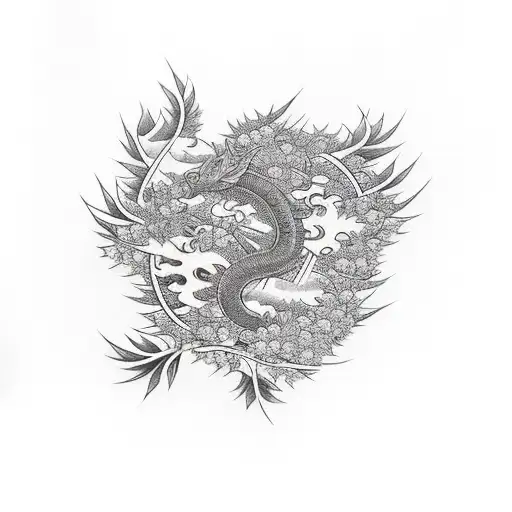 Forest Fire Of Flowers