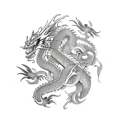 Dragon Arm Sleve With Cherry