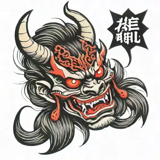 Oni Demon Mask