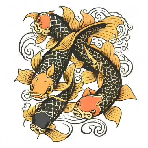 Koi Fish Ying Yang