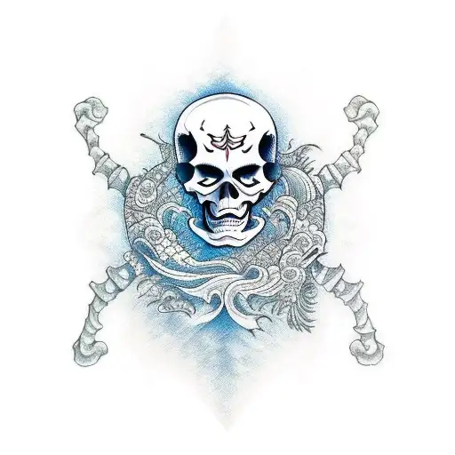 Skeleton Paddle Water