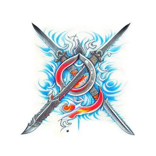 Great Sword With Flames