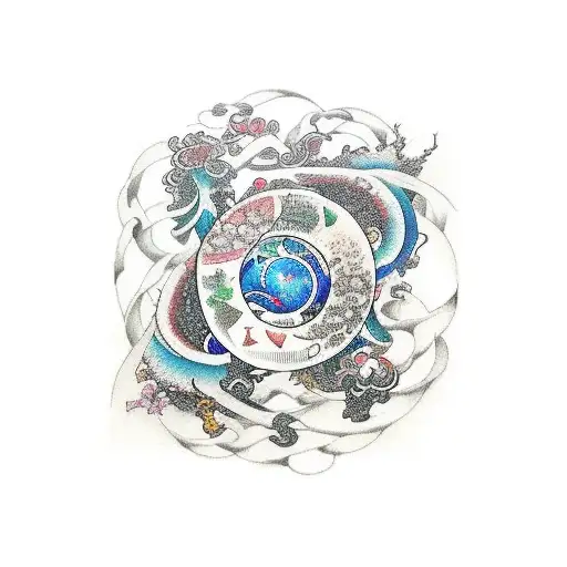 Zodiac Signs Intertwined With Elements Of Nature