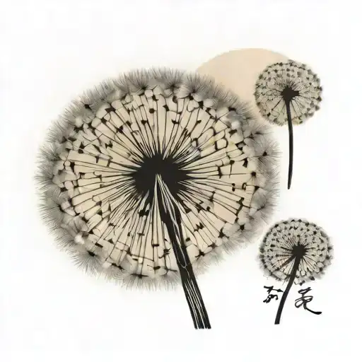 Dandelion With Smokey Background