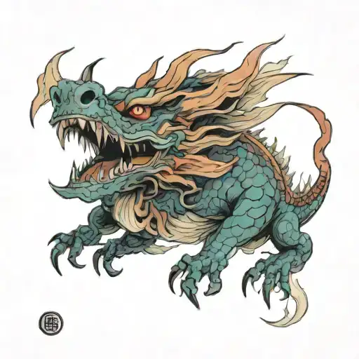 Inferno Dragon Breathing Fire