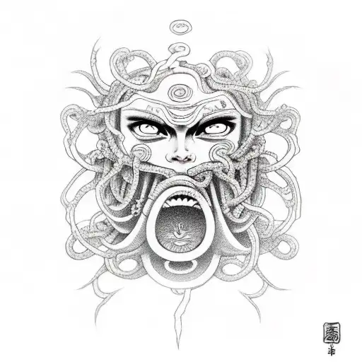 Medusa With Rinnegan Eyes From Naruto