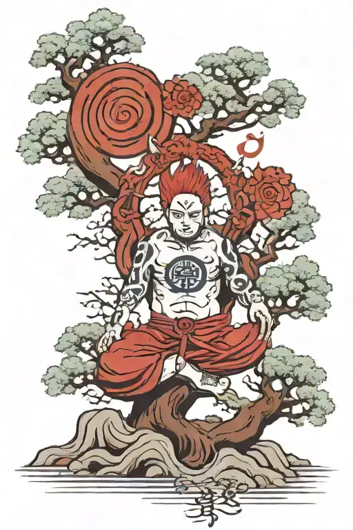 Poisen Tree Combined With Gaara's Symbol