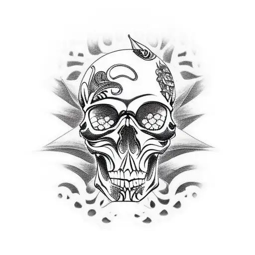Skull With Pistons