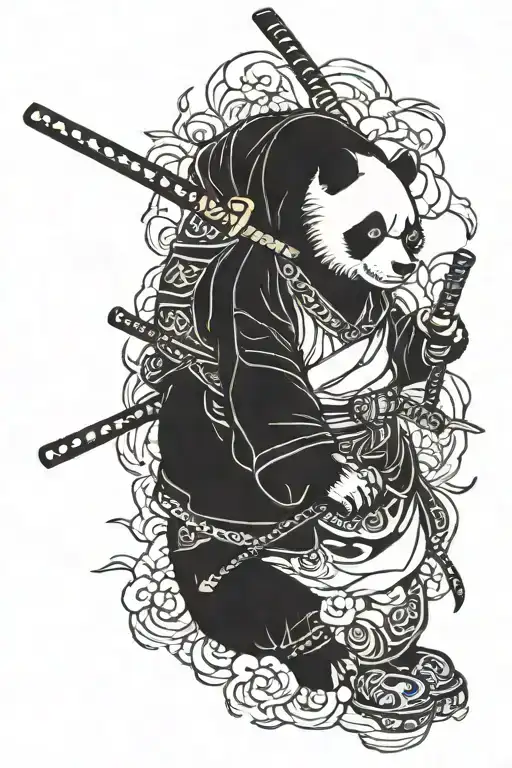 Samurai Panda
