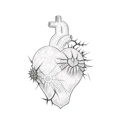 A Heart With A Crown Of Thorns