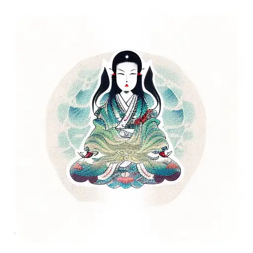 Line Meditate Pose With Life By Nature