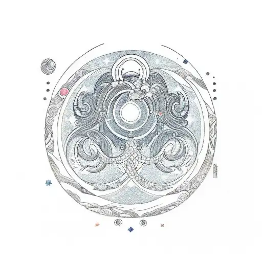 Aries Constellation With Waves