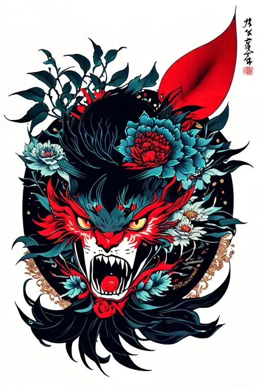 Ukiyo-e Meets Cyberpunk Style