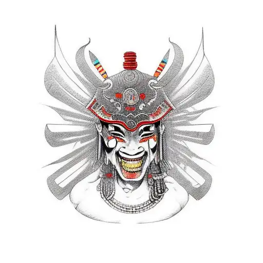 Filipino Warrior Without Pupils