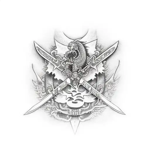 St Michael Sword And Scales