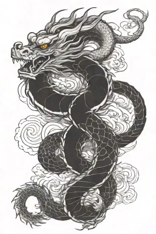 Linear Japanese Dragon