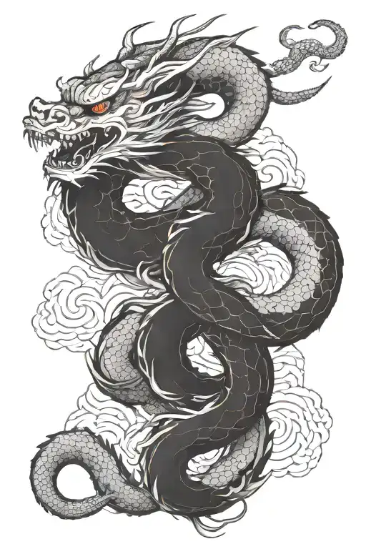 Linear Japanese Dragon