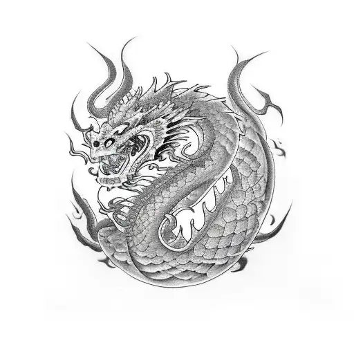 Dragon Breaks Loose From Shackels