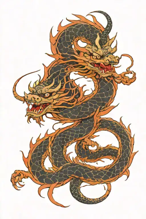 Linear Japanese Dragon