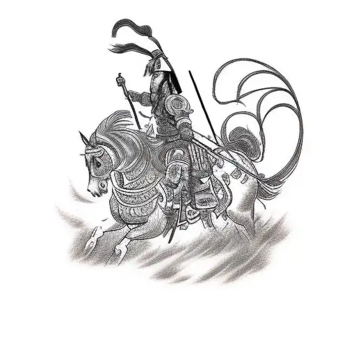 Warrior On Horseback