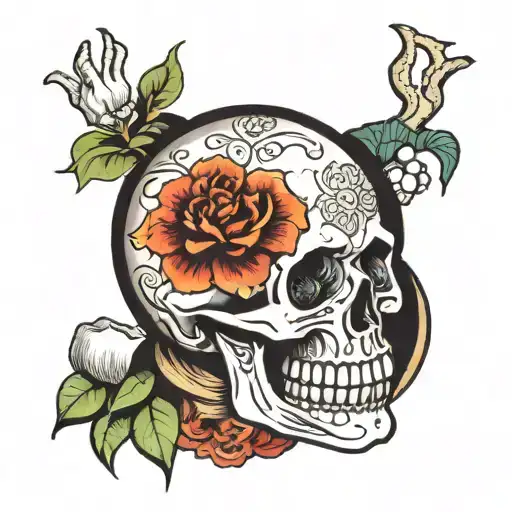 Skull Hand