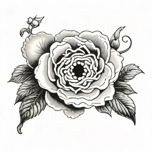 The Eyes Chico They Never Lie With A Moring Glory Rose