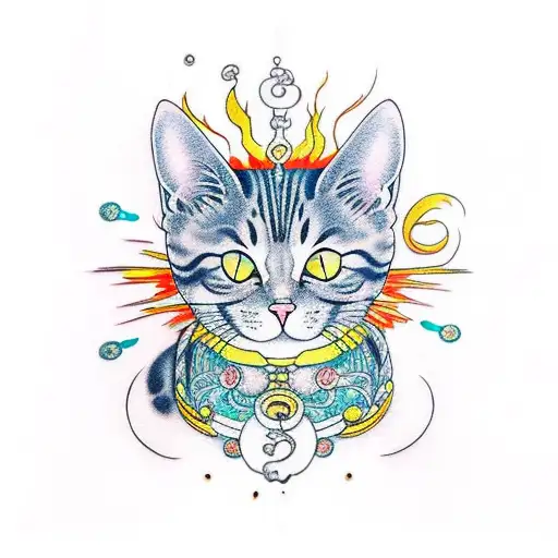 Cat With Big Sparklyveyes