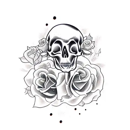 Camera Skull Waves Roses