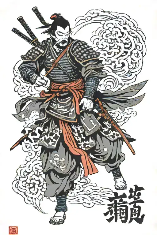 Japanese Samurai Warrior