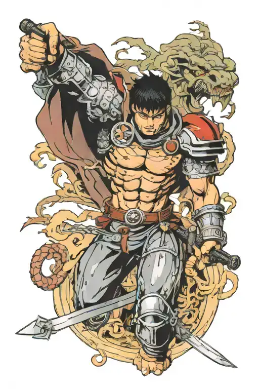 Guts From Berserk Seeking Revenge