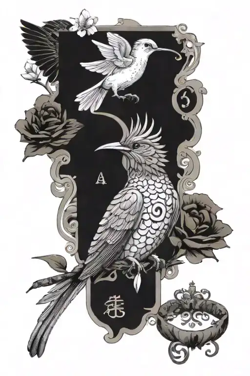 Marcus Aurelius Roman And Humming Bird And Breast Cancer Awareness And Initials Lms