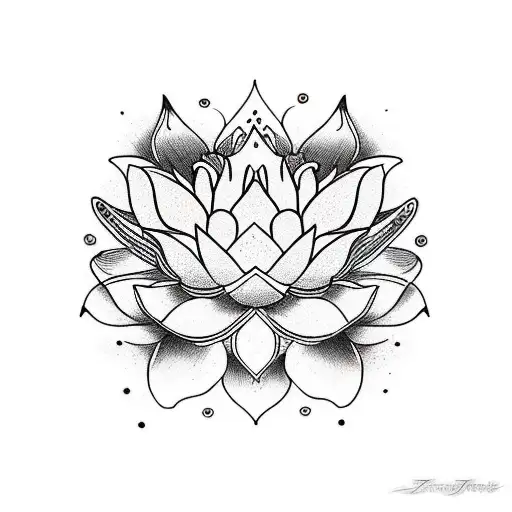 Lotus Flower Suminaashi