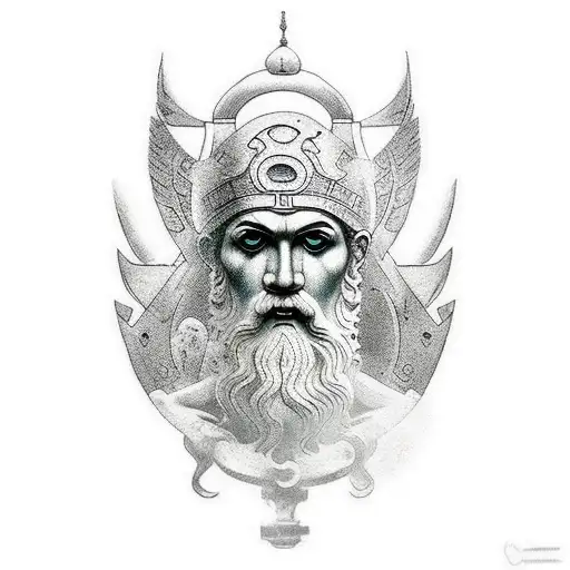 Greek Statue Something Like Michelangelos David Split Into Greek Warrior