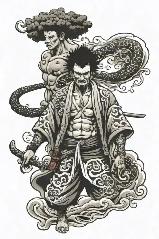 Afro Samurai Standing
