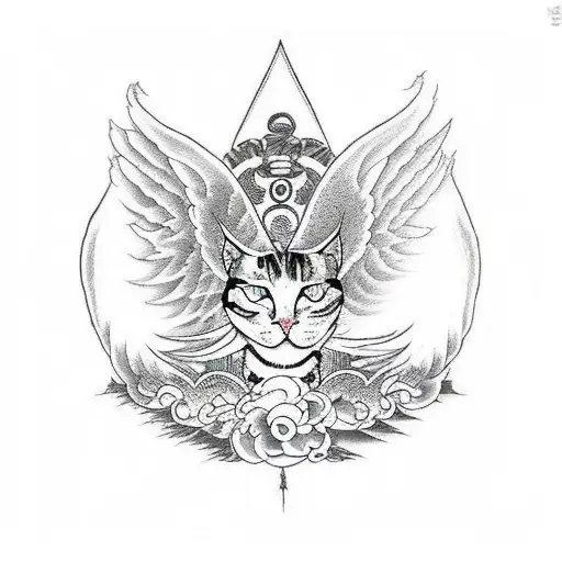 Warrior Cat With Angel Wings