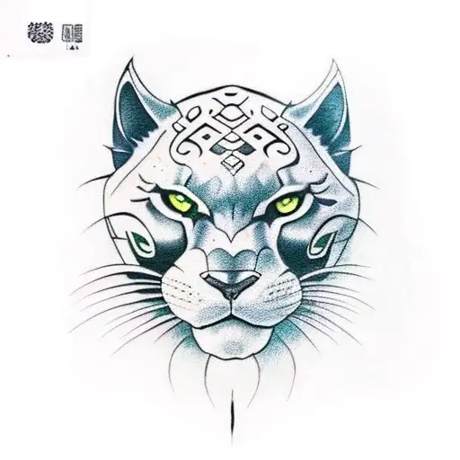 Black Panther With Emerald Eyes