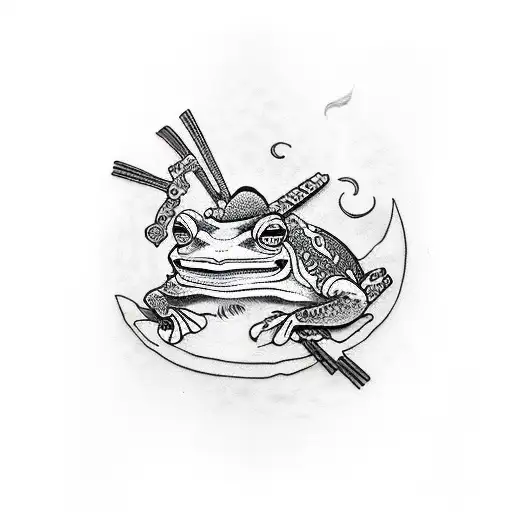 Samurai Frog