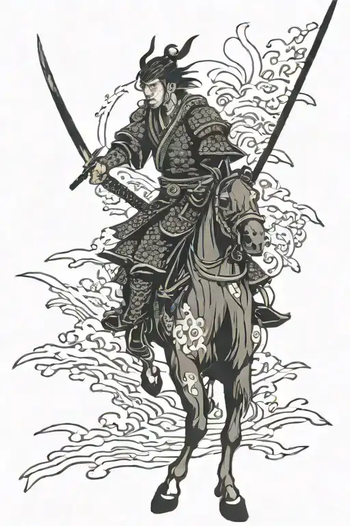 Samurai Warrior Riding