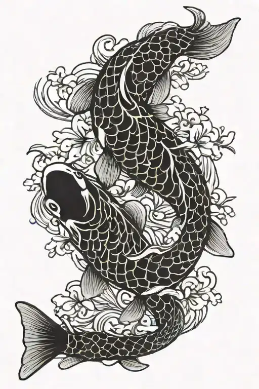 2 Koi Fish