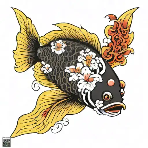 Fish And Flowers