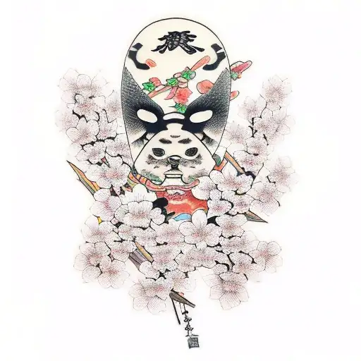 Katana With Cherry Blossoms