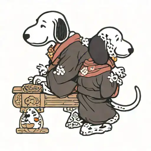 Snoopy In A Kimono