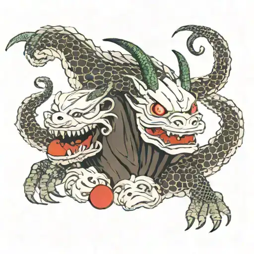 No Face From Spirited Away With Haku Dragon