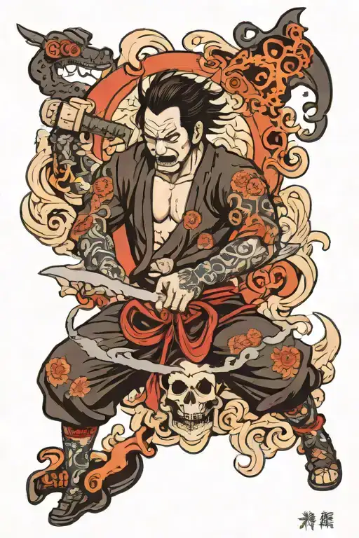 A Black Cloud And Chainsaw Man