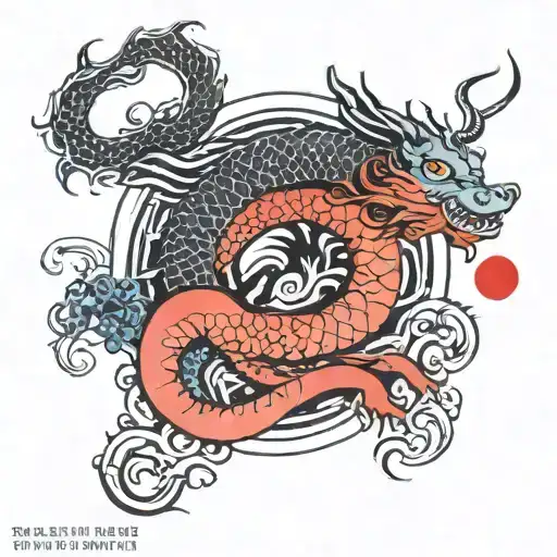 Kaizen Japanese Characters Combined Zodiac Signs